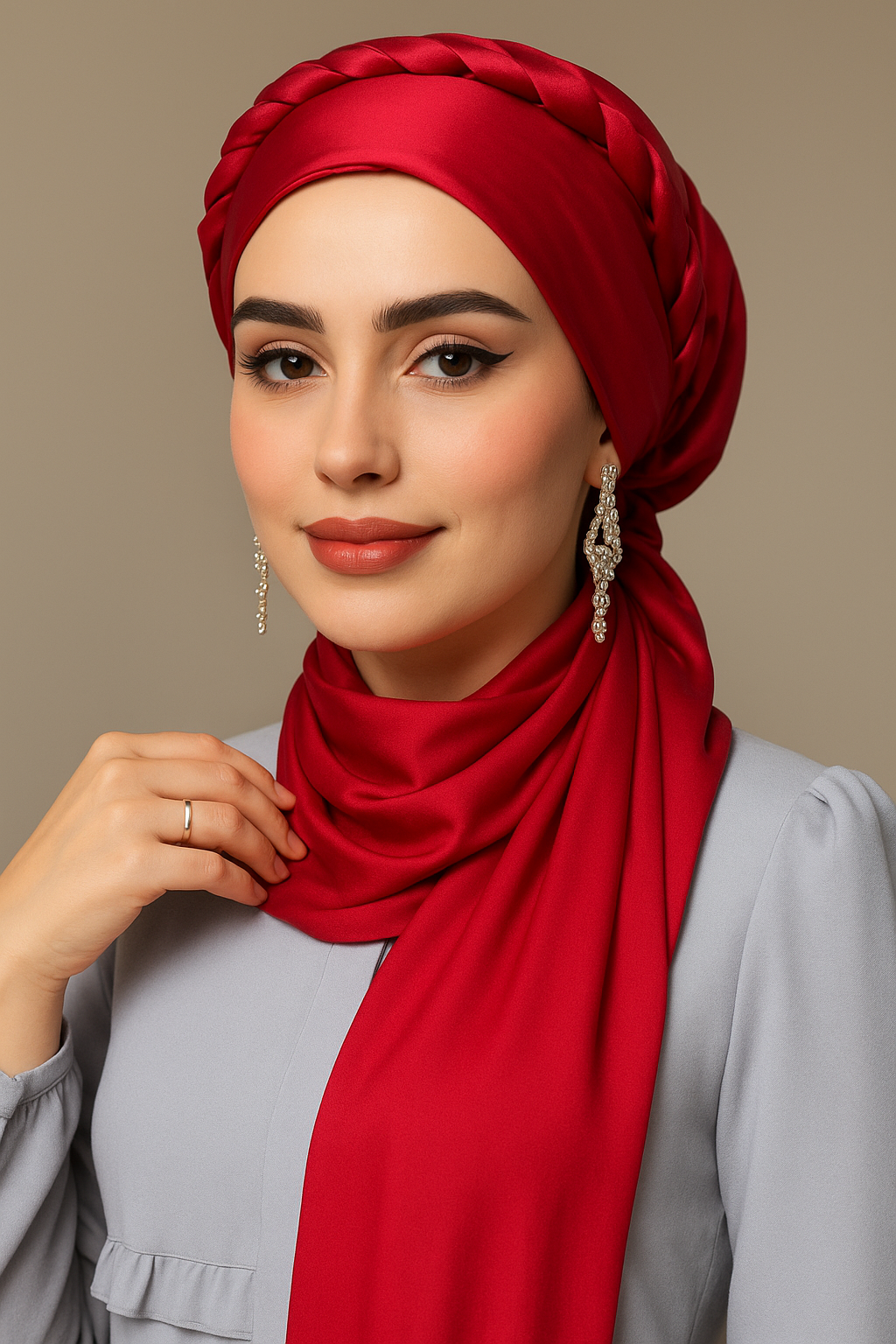 Nooré Silk Hijab – Luxury Elegance