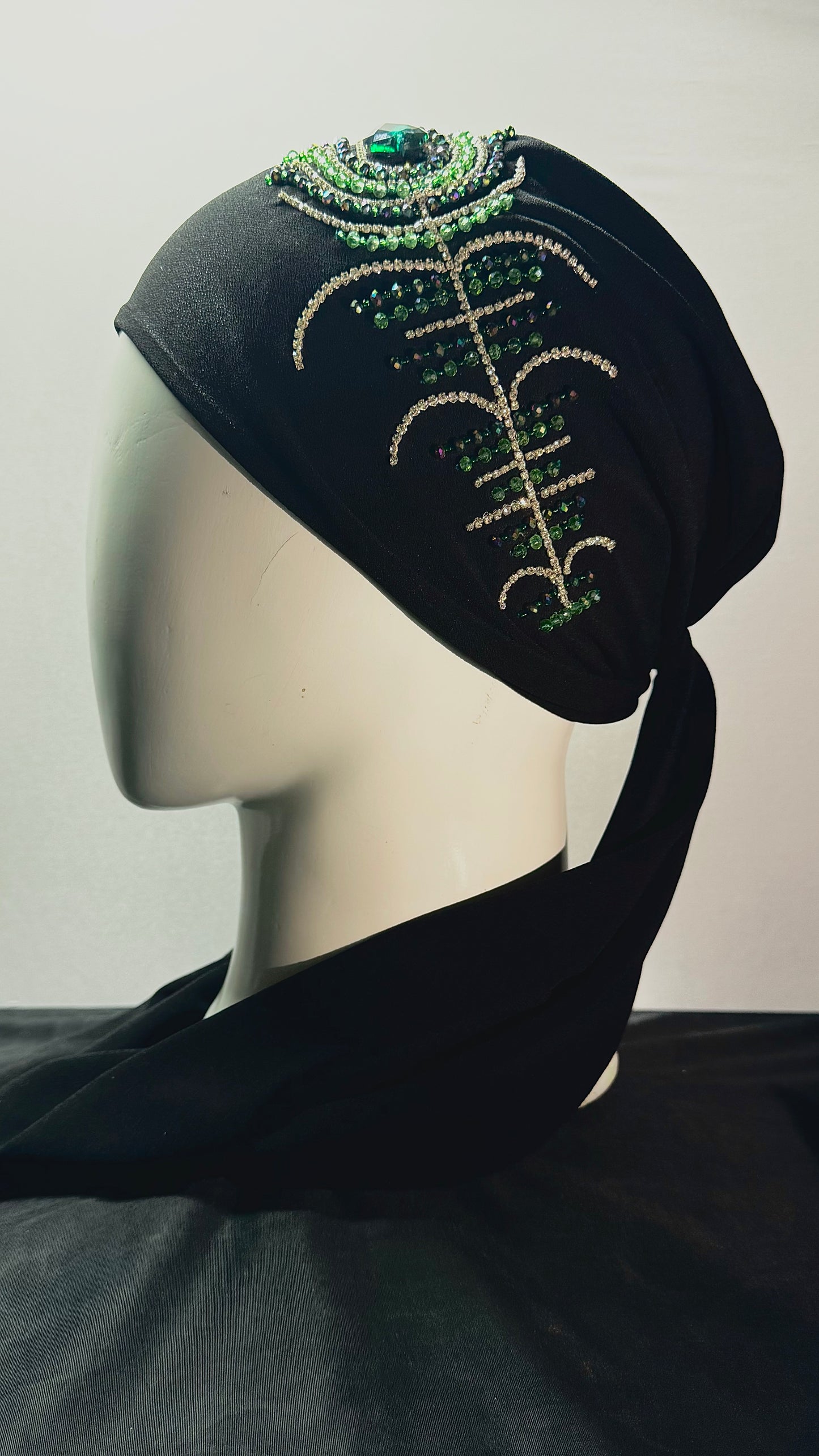 Zarina Peacock Pearl Hijab - Mughal Heirloom Edition