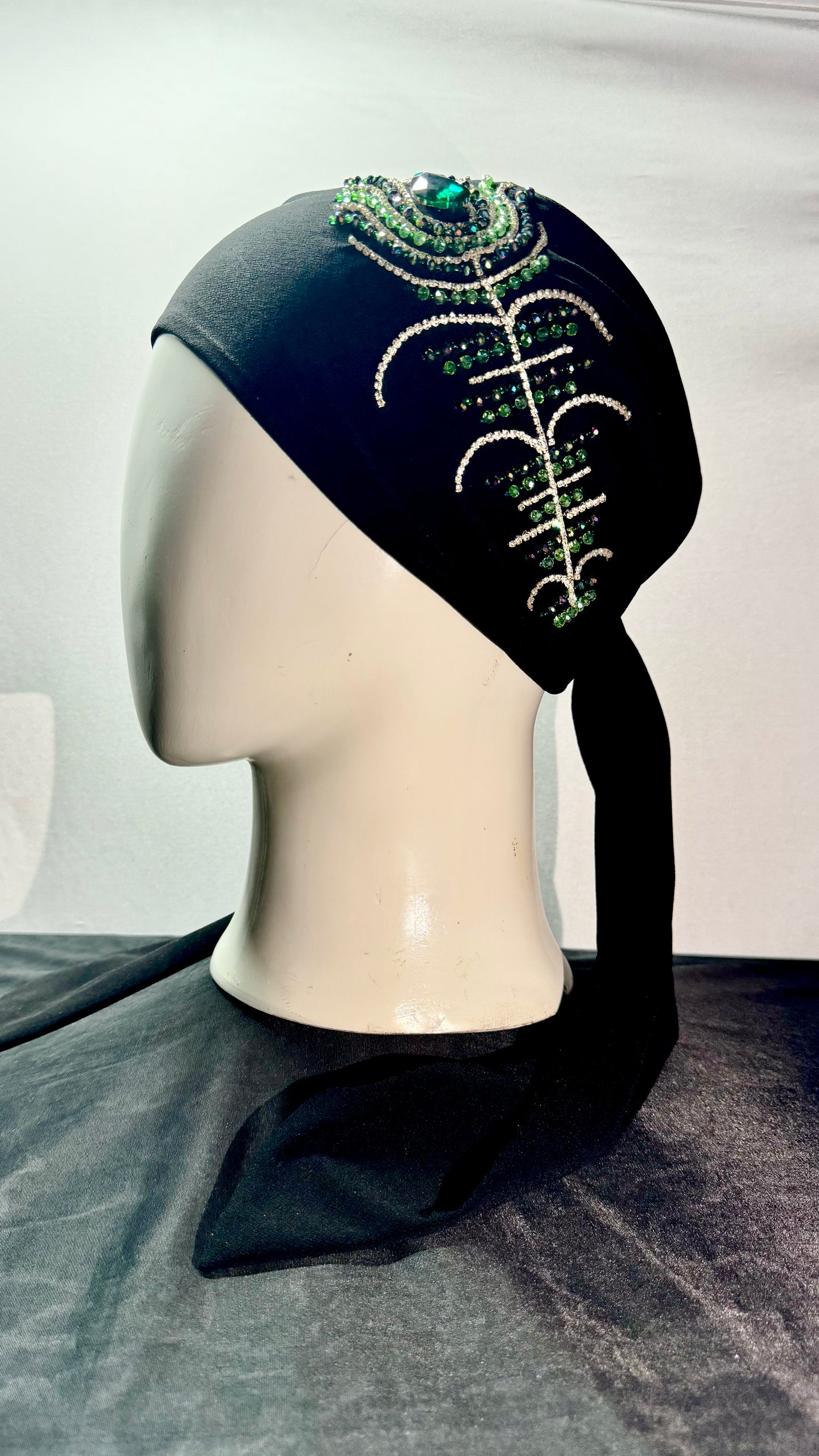 Zarina Peacock Pearl Hijab - Mughal Heirloom Edition