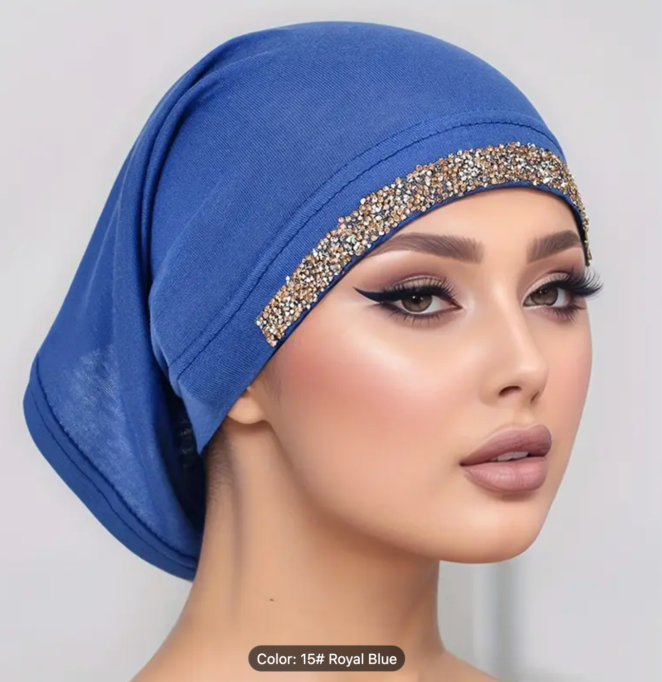 Crystal-studded hijab bonnet – Attraction Hijab