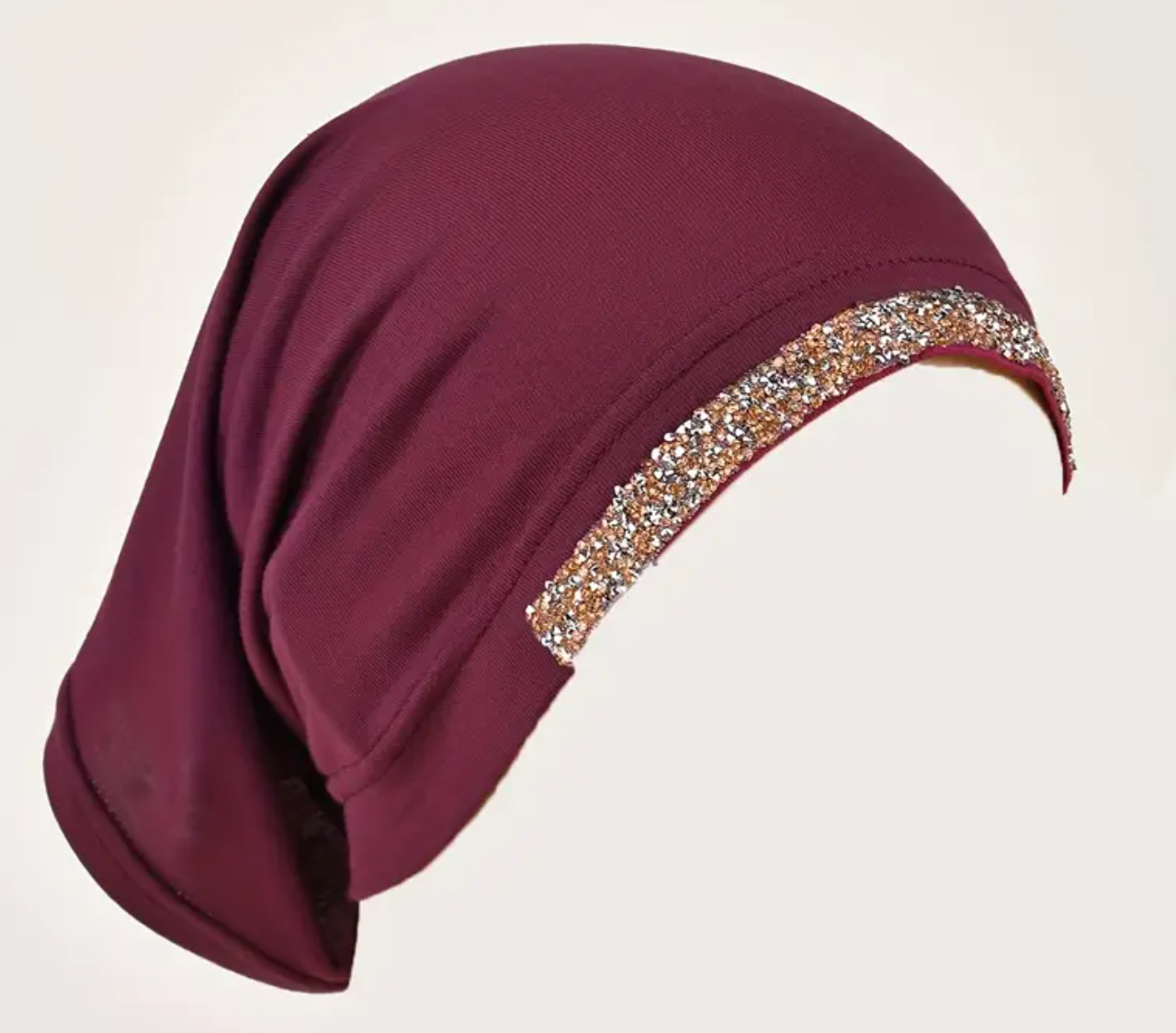 Crystal-studded hijab bonnet – Attraction Hijab