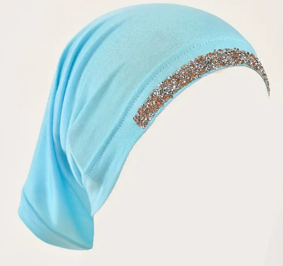 Crystal-studded hijab bonnet – Attraction Hijab