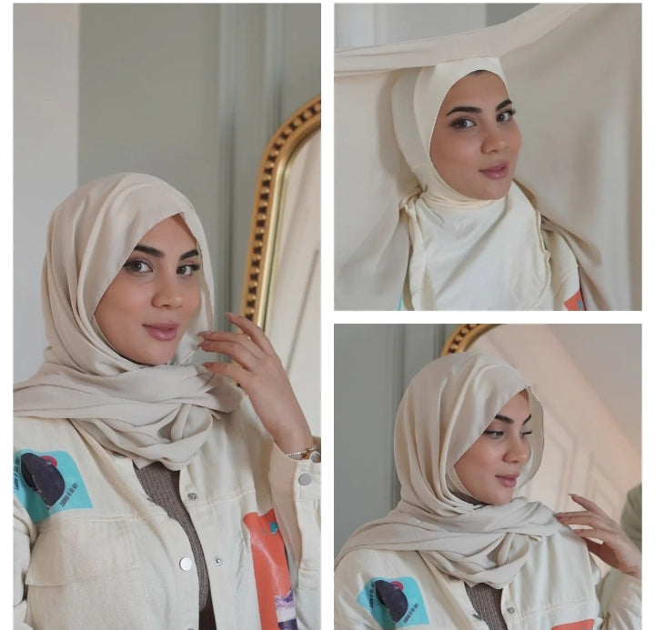 NINJA INSTANT HIJAB / VIBRANT 19 COLORS AVAILABLE
