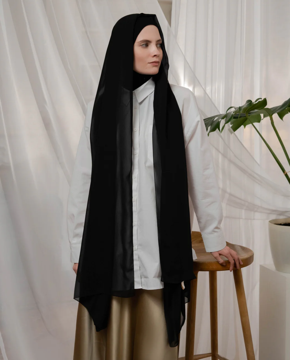 Flow Zip 3 in 1 hijab with attached Cap