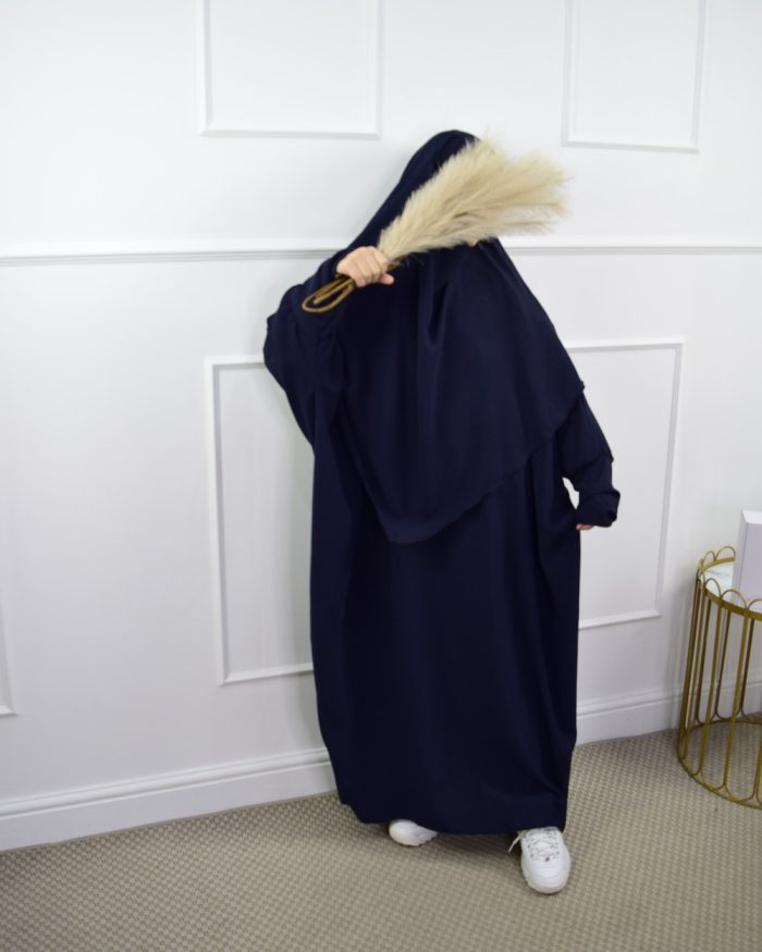 Kids Abaya With Khimar Set.