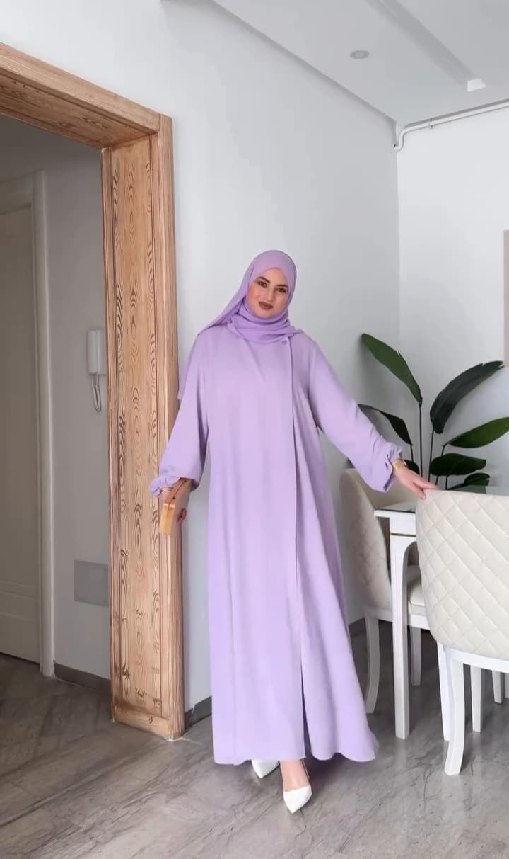 Premium Nidha Fabric Abaya – Lightweight, Breathable & Elegant | Perfect for Qatar & Kuwait Weather