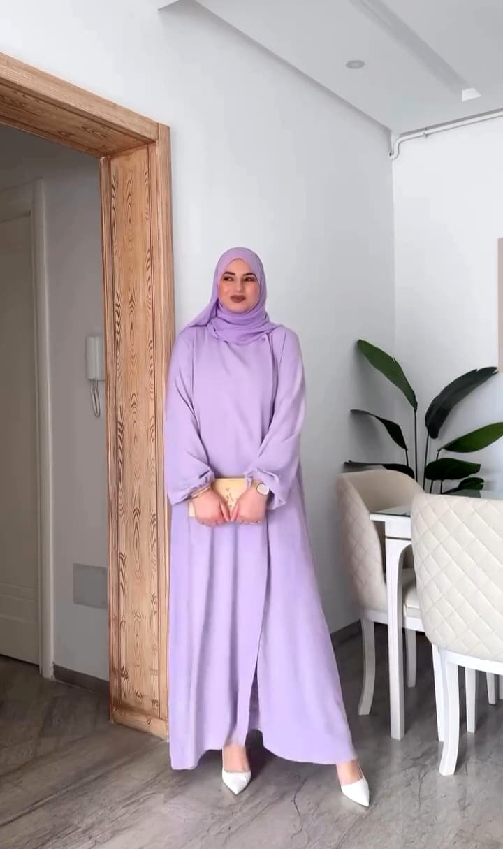 Premium Nidha Fabric Abaya – Lightweight, Breathable & Elegant | Perfect for Qatar & Kuwait Weather
