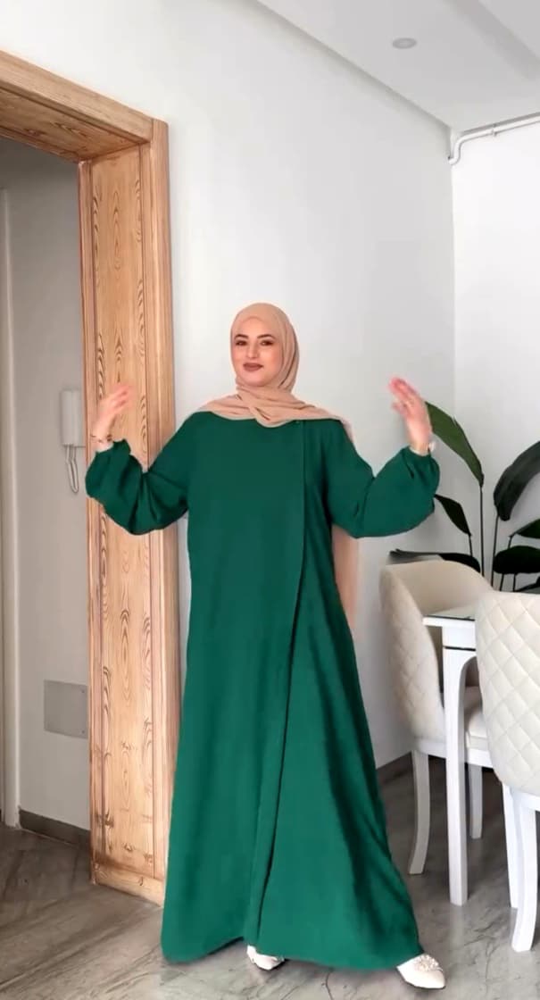 Premium Nidha Fabric Abaya – Lightweight, Breathable & Elegant | Perfect for Qatar & Kuwait Weather