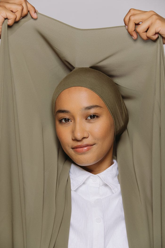 Instant Chiffon Hijab with Built-in Magnets Attraction hijab