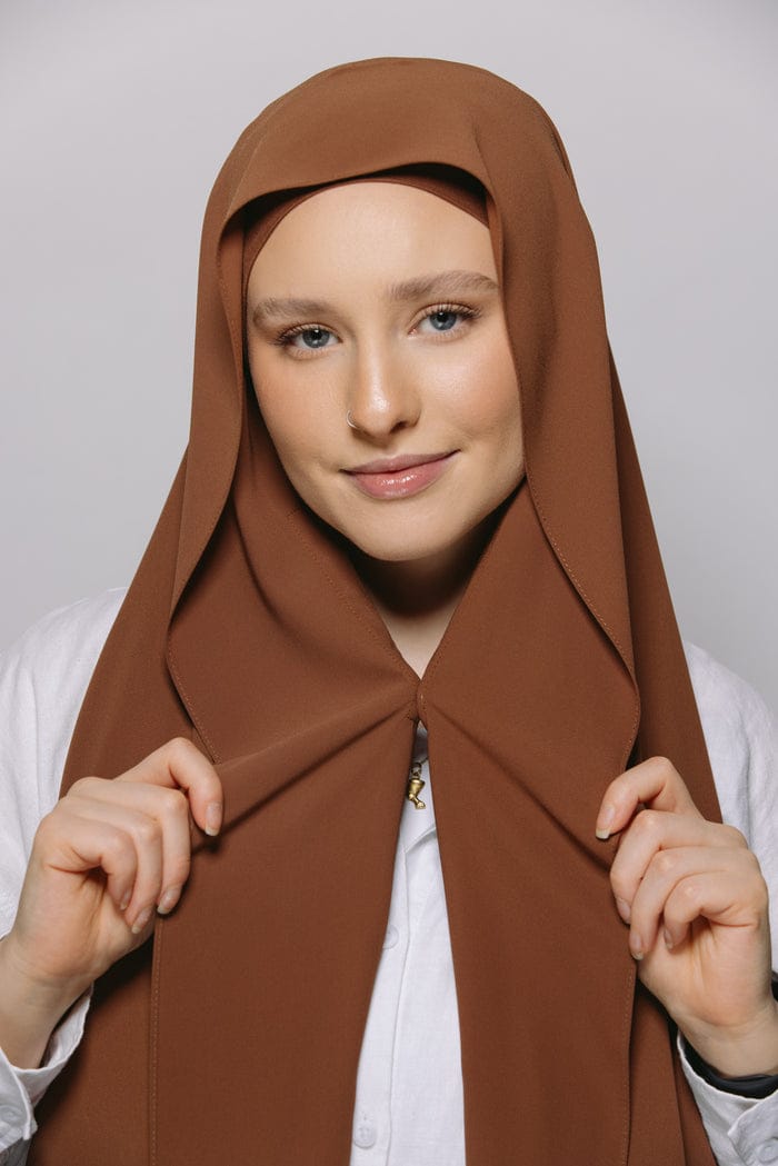 Instant Chiffon Hijab with Built-in Magnets Attraction hijab