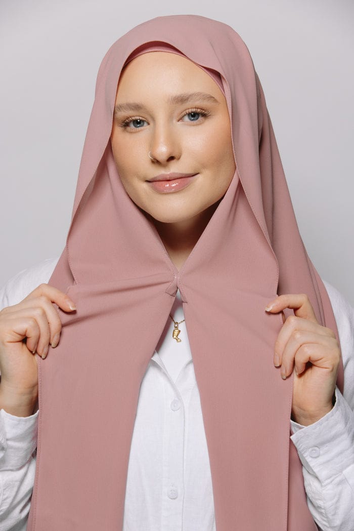 Instant Chiffon Hijab with Built-in Magnets Attraction hijab