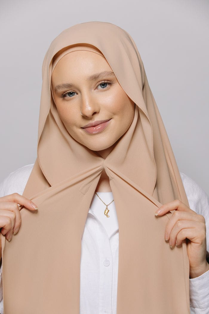 Instant Chiffon Hijab with Built-in Magnets Attraction hijab