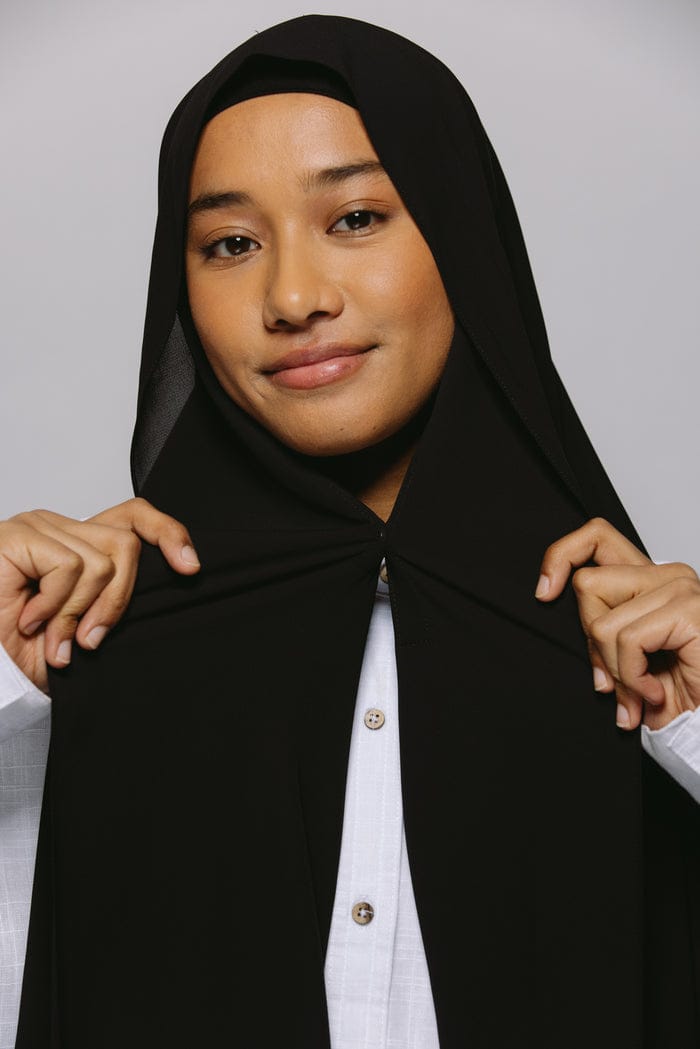 Instant Chiffon Hijab with Built-in Magnets Attraction hijab