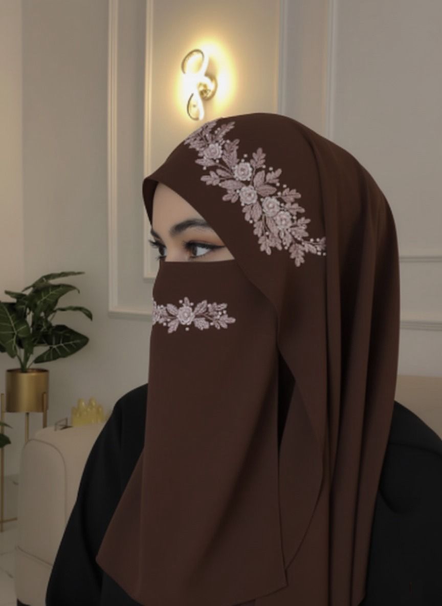 Malaysian Chiffon Hijab With Naqab