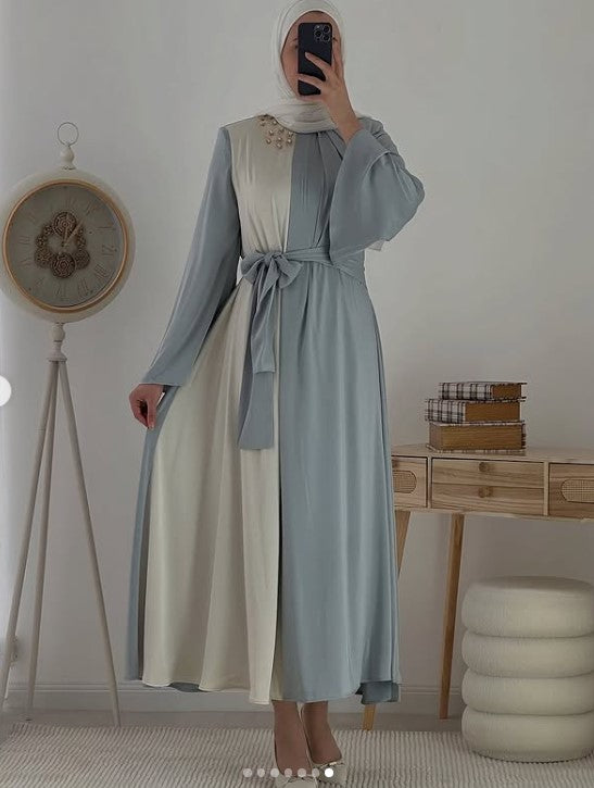 Bow Knot Abaya - Premium Korean Nidha - Modest wear Abaya
