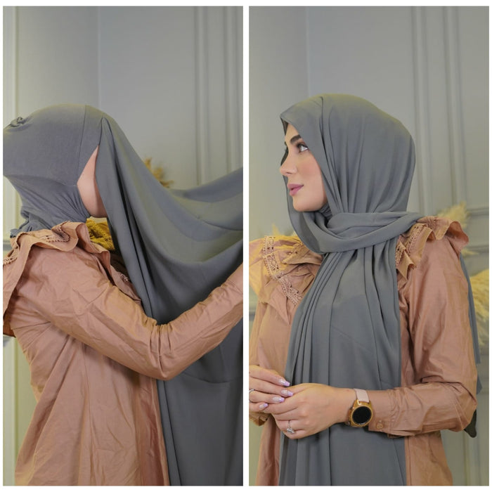NINJA INSTANT HIJAB / VIBRANT 19 COLORS AVAILABLE