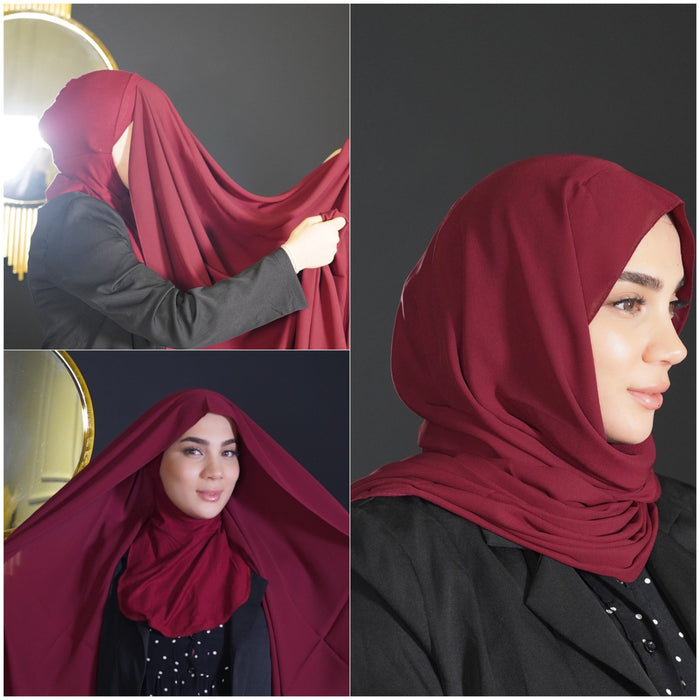 NINJA INSTANT HIJAB / VIBRANT 19 COLORS AVAILABLE
