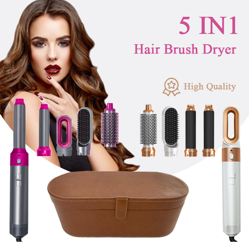 One Step - 5 In 1 Multifunctional Hair Dryer Styling Tool