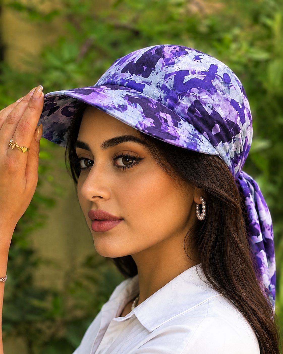 2-in-1 Summer Scarf Cap