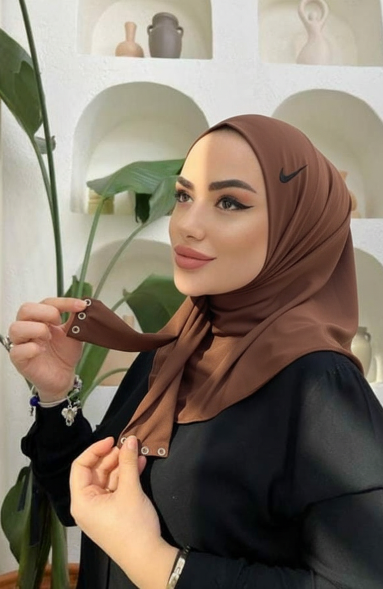 Easy to Wear Button Jersey Hijab - Summer Hijab