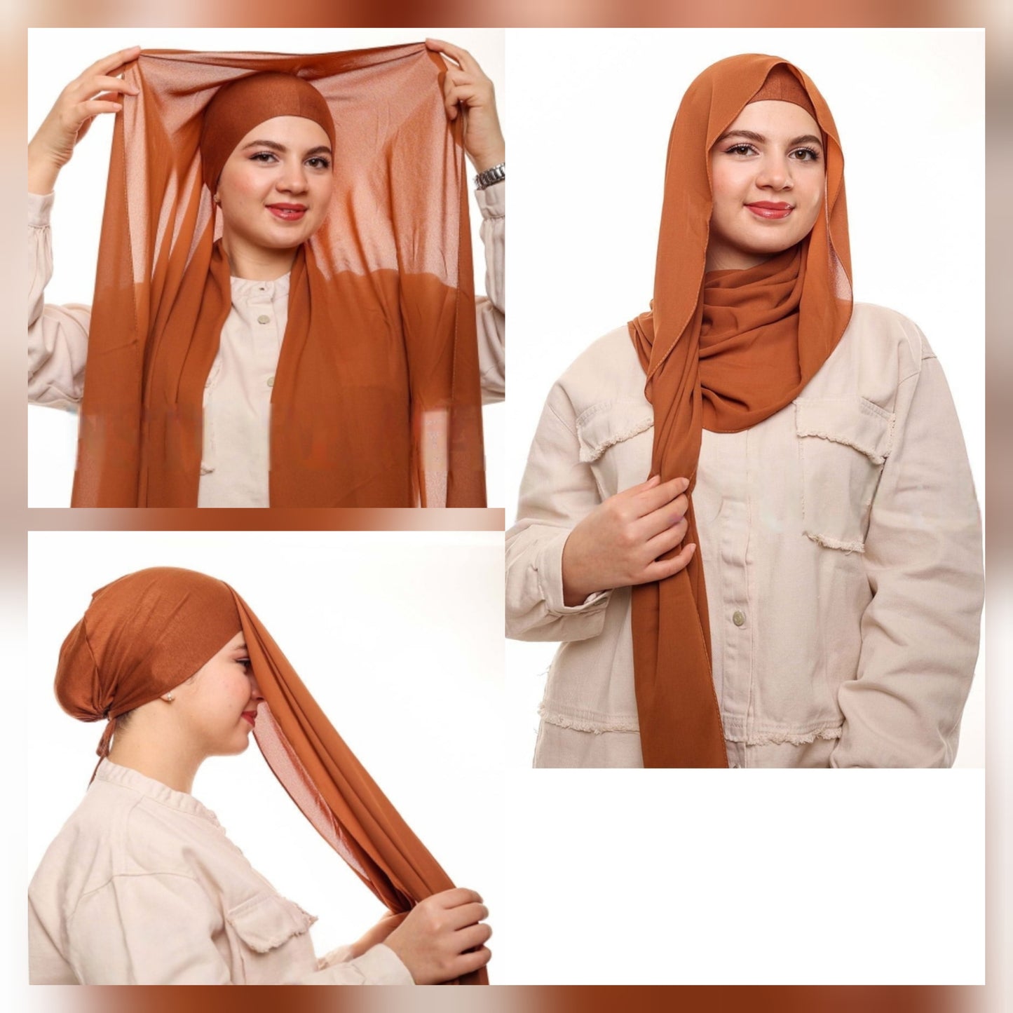 FLOWY CHIFFON INSTANT HIJAB