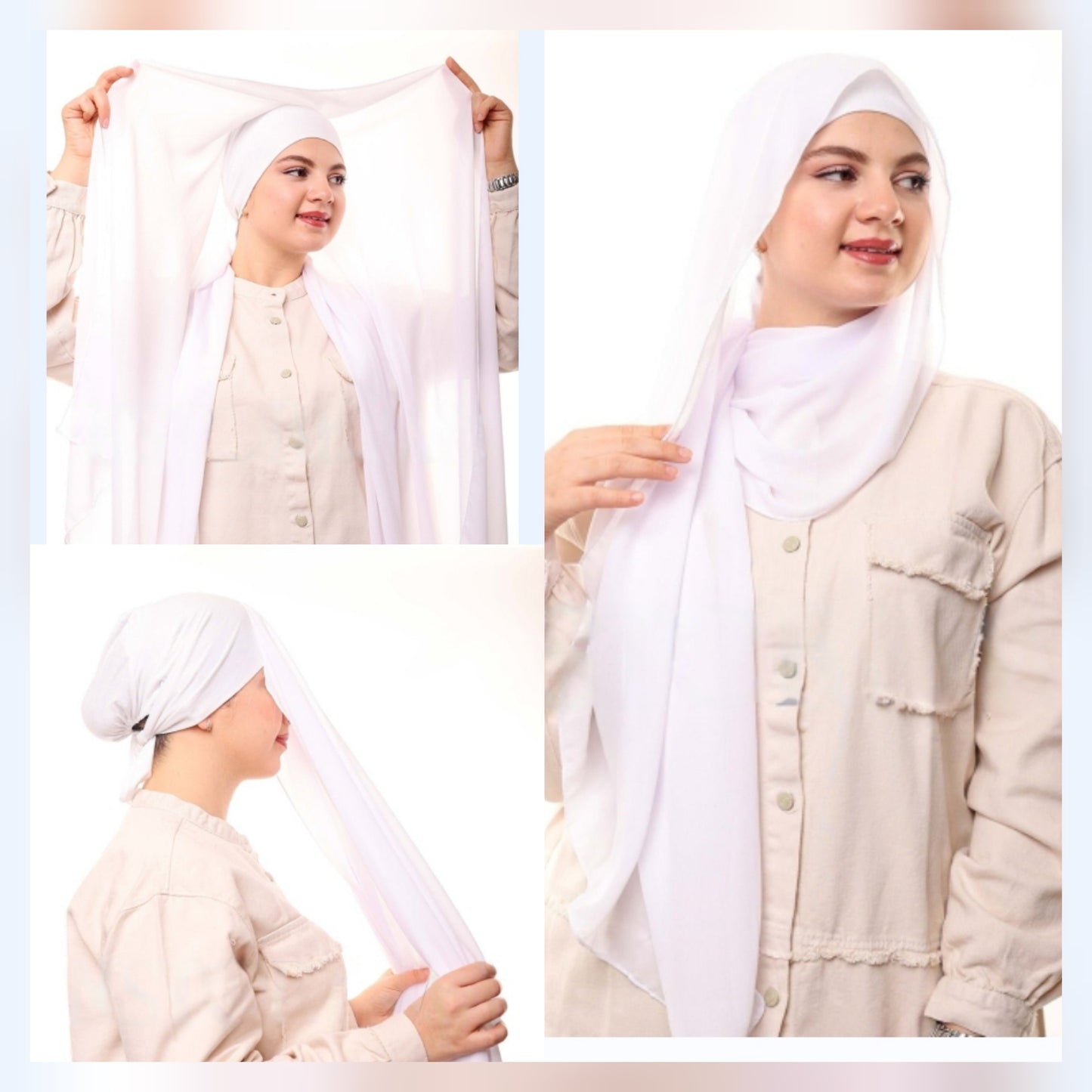 FLOWY CHIFFON INSTANT HIJAB