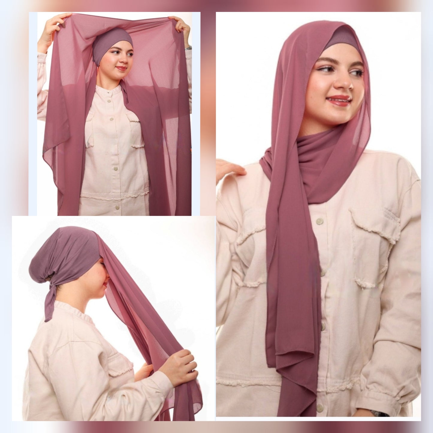 FLOWY CHIFFON INSTANT HIJAB