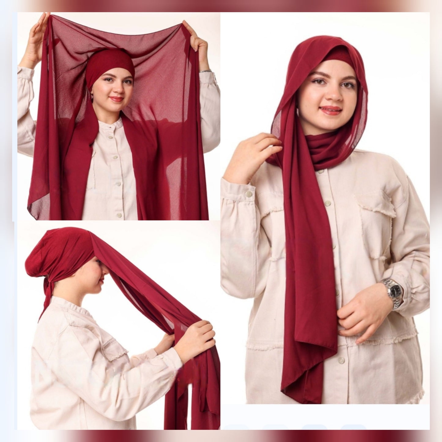 FLOWY CHIFFON INSTANT HIJAB