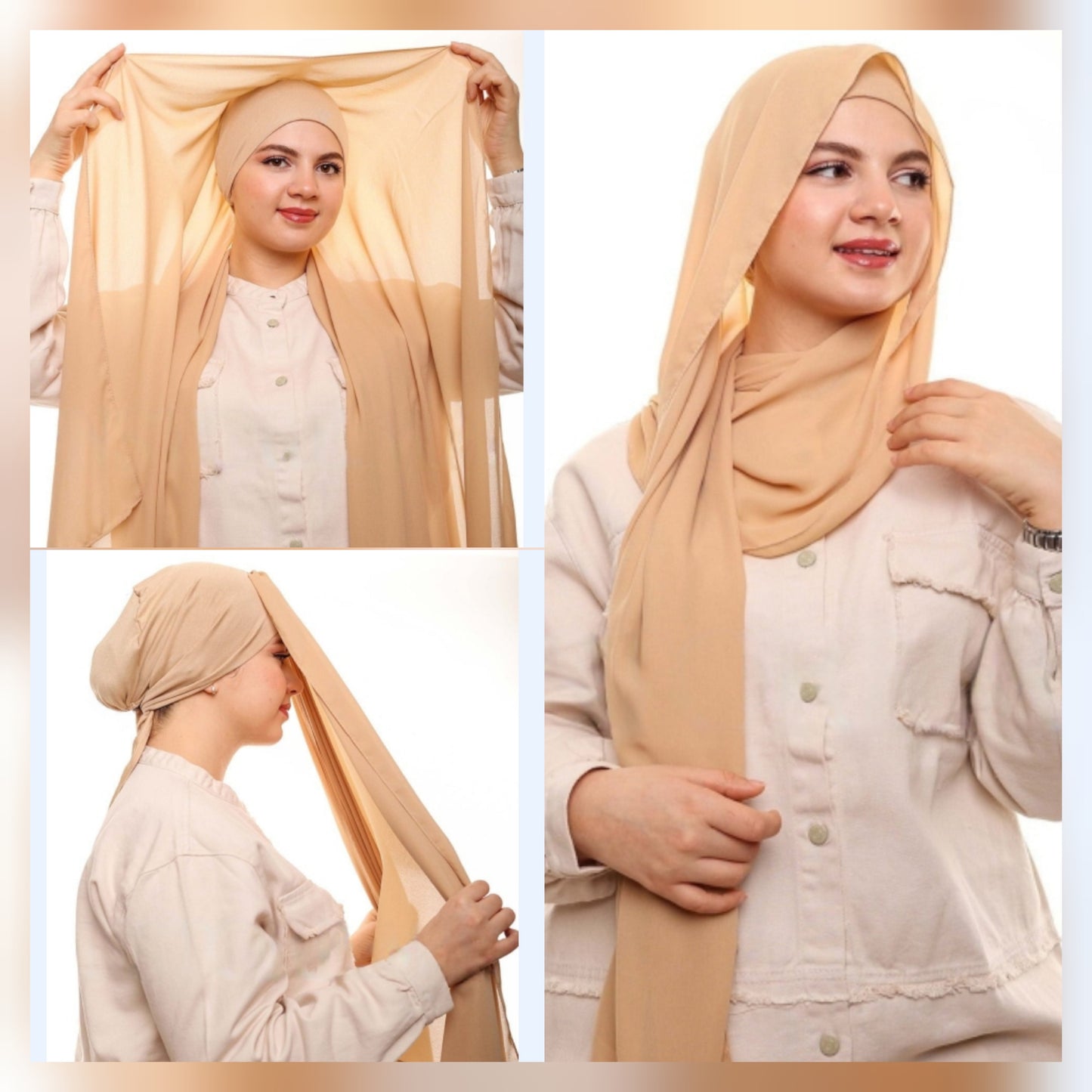 FLOWY CHIFFON INSTANT HIJAB