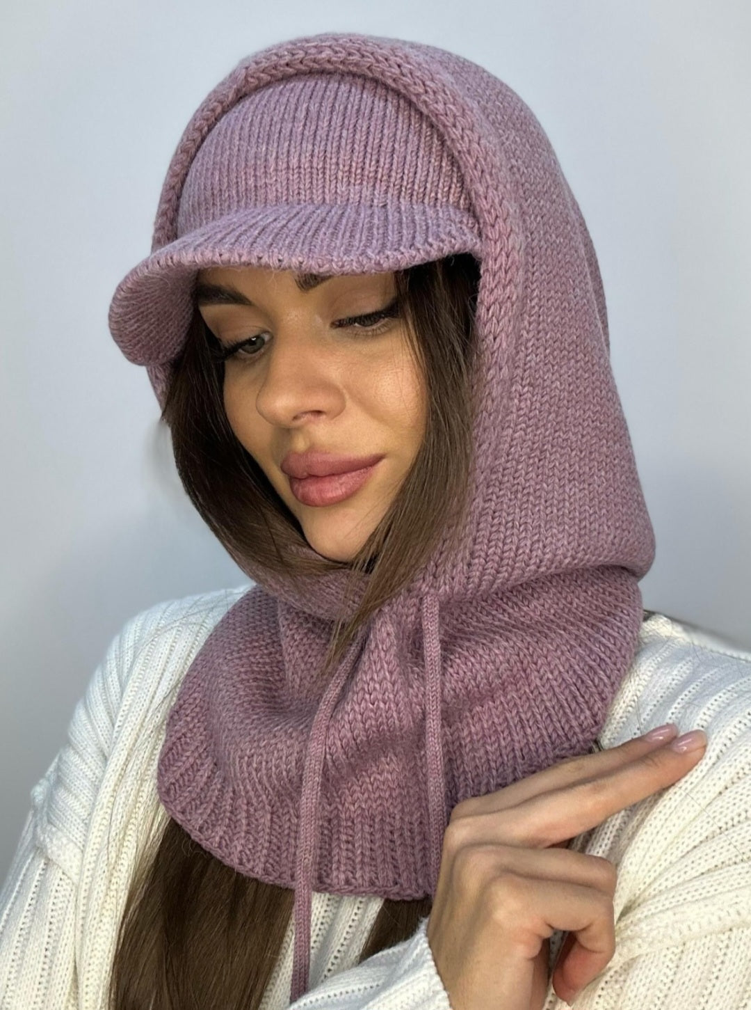 Turkish two-piece scarf