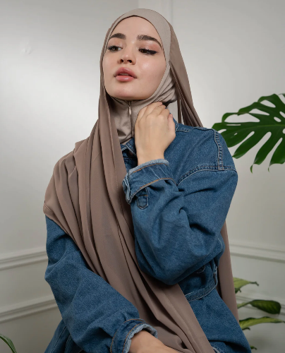 Flow Zip 3 in 1 hijab with attached Cap