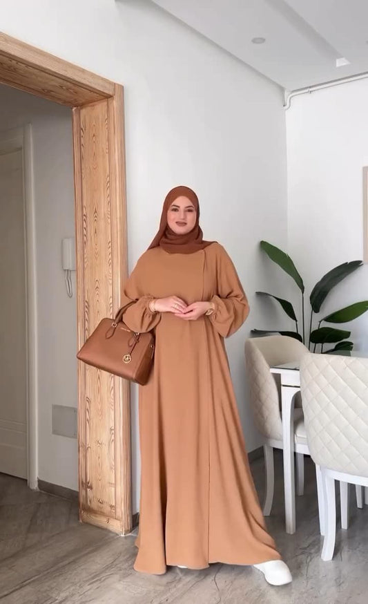 Premium Nidha Fabric Abaya – Lightweight, Breathable & Elegant | Perfect for Qatar & Kuwait Weather
