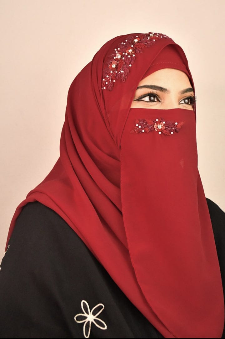Malaysian Chiffon Hijab With Naqab
