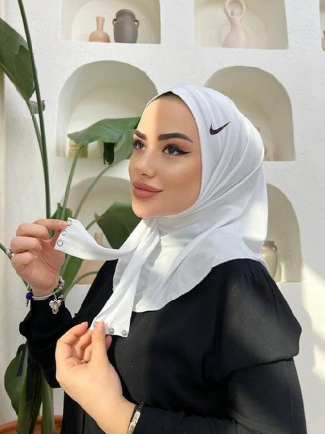 Easy to Wear Button Jersey Hijab - Summer Hijab