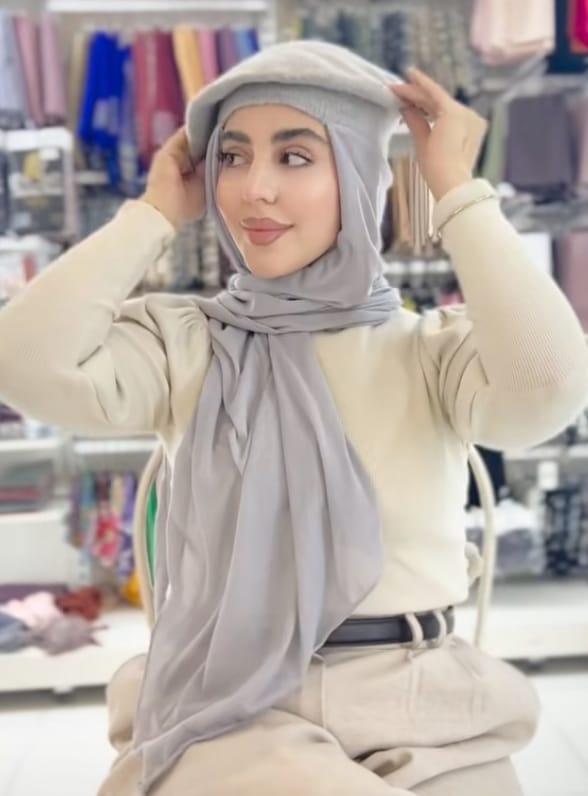 Gilgiti Crown Hijab with Padded Cap