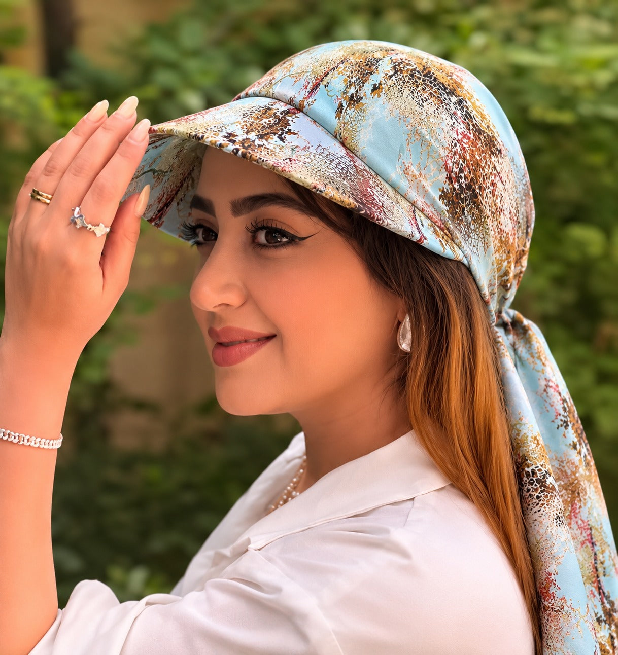 2-in-1 Summer Scarf Cap