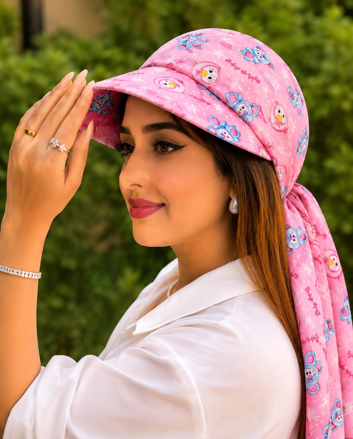 2-in-1 Summer Scarf Cap