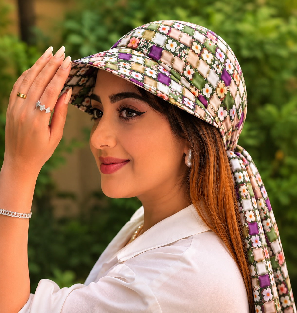 2-in-1 Summer Scarf Cap