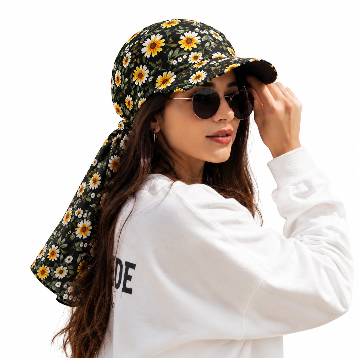 2-in-1 Summer Scarf Cap