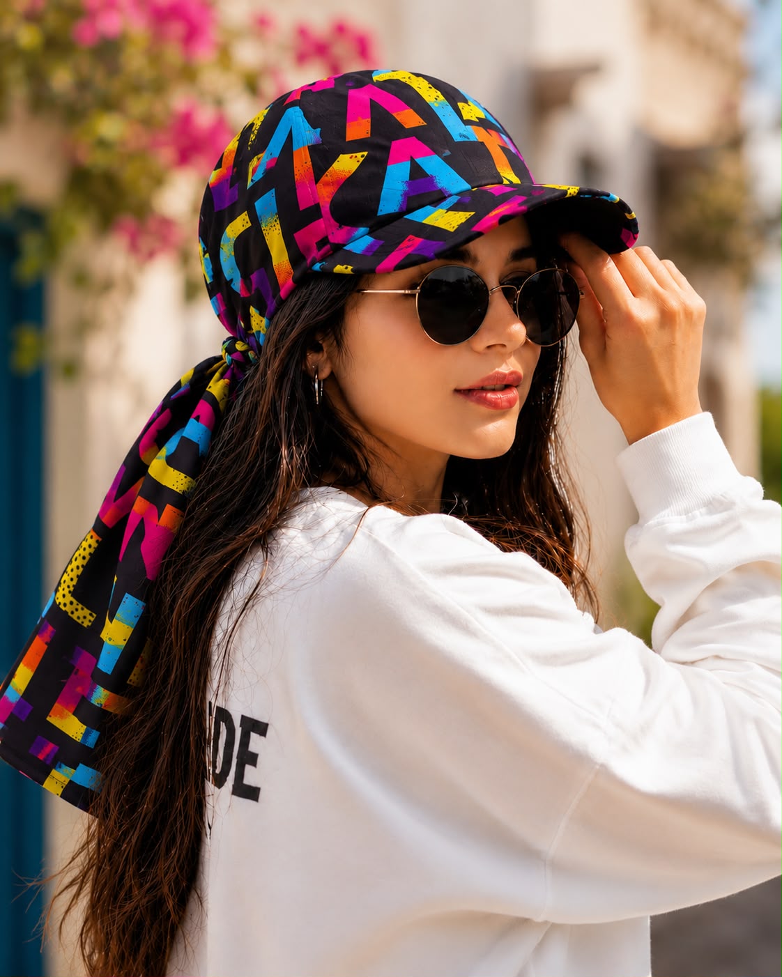 2-in-1 Summer Scarf Cap