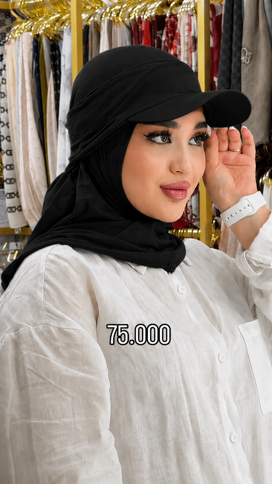 Ninja Cap Hijab – Instant Sporty Hijab with Sun Cap | حجاب النينجا بكاب