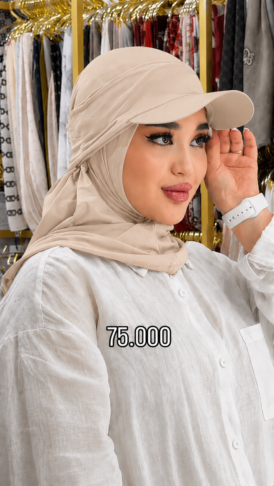Ninja Cap Hijab – Instant Sporty Hijab with Sun Cap | حجاب النينجا بكاب