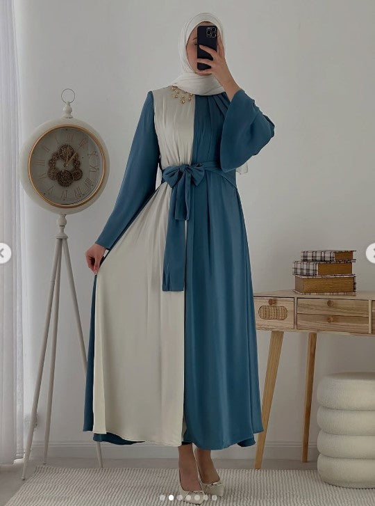 Bow Knot Abaya - Premium Korean Nidha - Modest wear Abaya